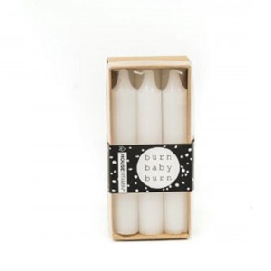WO 5 Dinner Candle White 6 pieces