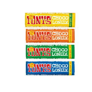 DL 3 Tony's Chocolonely bars 4 pieces