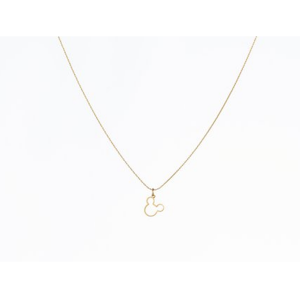 SI 16 Mickey Ketting Stainless Steel Goud - Wauw