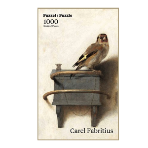 SP 24 The Goldfinch Carel Fabritius Puzzle (1000 pieces) - Puzzleman