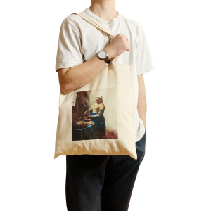 LI 41 Tote Bag Johannes Vermeer Milkmaid - zzzebraaa