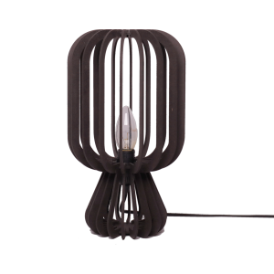 WO 45 Wooden Lamp Black - by Woom