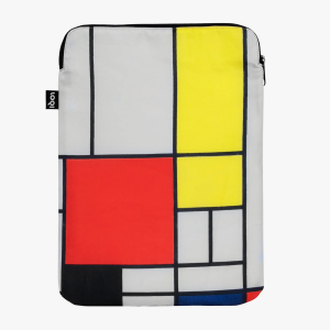 KA 04 Piet Mondrian Composition Red Yellow Blue Black Laptop Sleeve 14 inch - LOQI