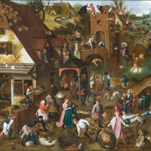 SP 16 Puzzle (1000 Pieces), Proverbs, Pieter Brueghel II -Bekking & Blitz-