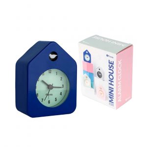 WO 50 Mini house Alarm Clock Blue -Fisura-