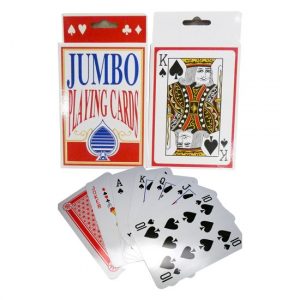 SP 01 Jumbospeelkaarten geplastificeerd