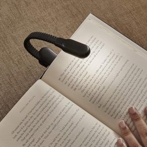 GA 09 Kikkerland, Book light, rechargeable, black