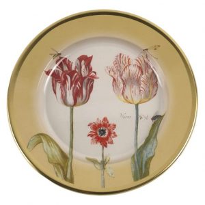 WO 55 MTDay Decorative plate Tulips Yellow by Jacob Marrel, 16 cm