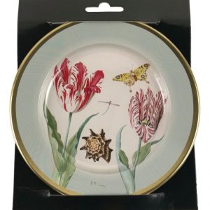 WO 44 MTDay Decorative plate Tulips Green by Jacob Marrel, 16 cm